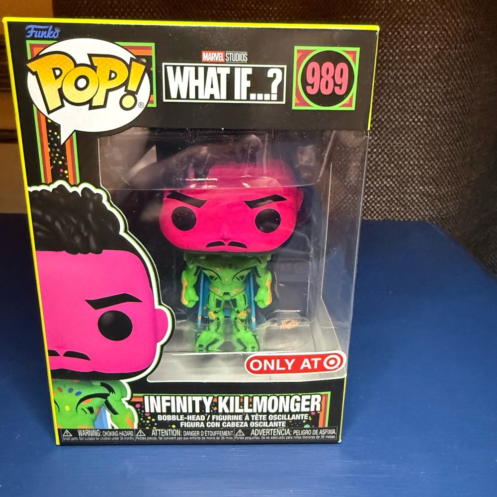 Funko Marvel Infinity Killmonger Figure - Pink and Green